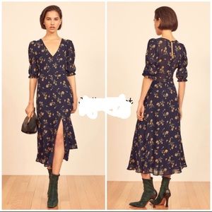 Reformation midi floral dress